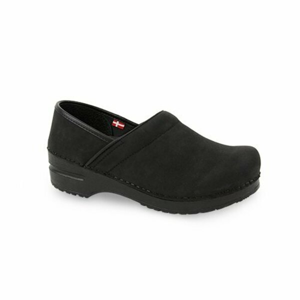 Sanita HINSDALE Women's Vegan Closed Back Clog in Black, Size 6.5-7, PR 478106-002-38